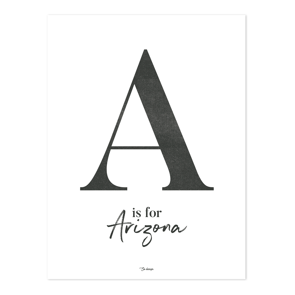 A For Arizona Lilipinso poster 30 x 40 cm