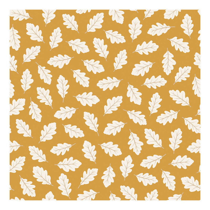 Oak Leaves Curry Lilipinso kinderbehang 50 cm x 10 m