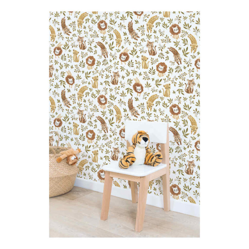 Jungle Trio Lilipinso kinderbehang 50 cm x 10 m