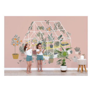 The Green House Lilipinso kinderbehang muurschildering 400 x 248 cm