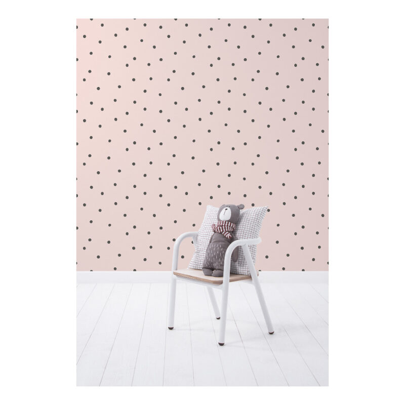 Playful Dots Pearl Background Lilipinso kinderbehang 50 cm x 10 m