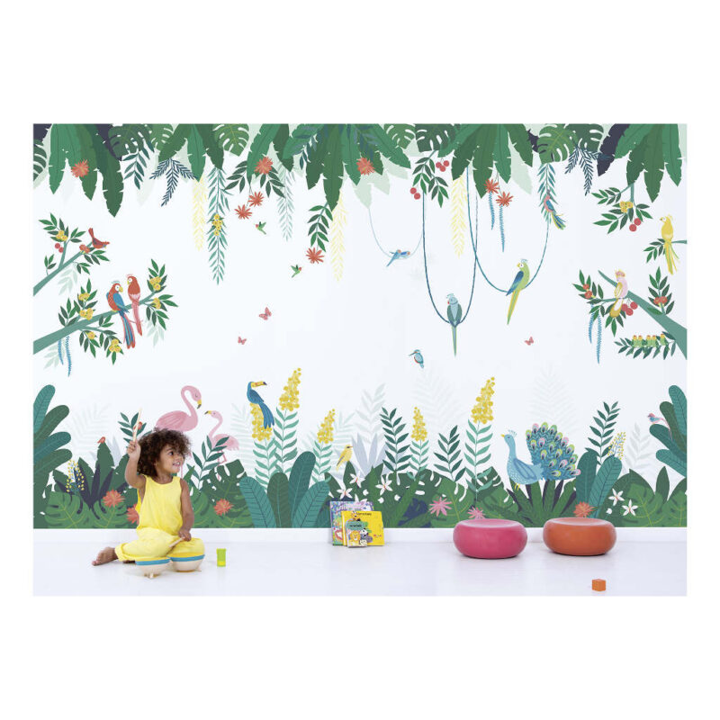 Tropical Mood Lilipinso kinderbehang muurschildering 400 x 248 cm