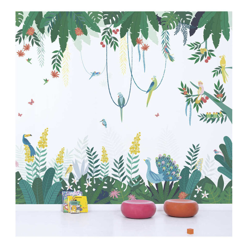 Tropical Mood Lilipinso kinderbehang muurschildering 400 x 248 cm