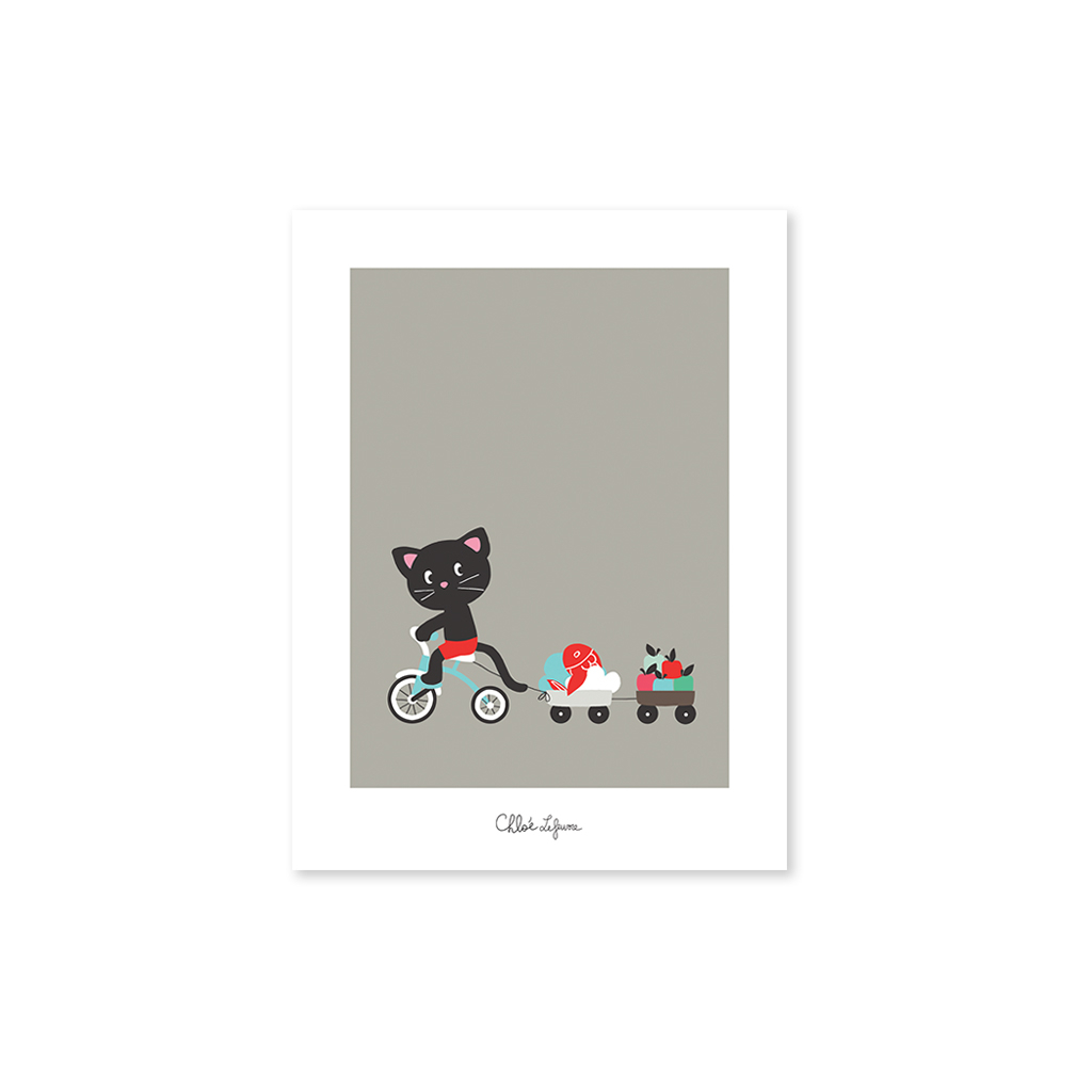 Bicycle Ride Lilipinso poster 30 x 40 cm