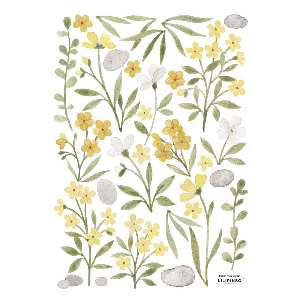 Flowers & Foliage Lilipinso muursticker a3 29,7 x 42 cm