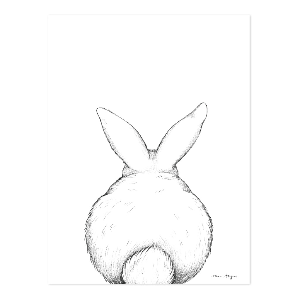 Bunny From The Back Lilipinso poster 30 x 40 cm