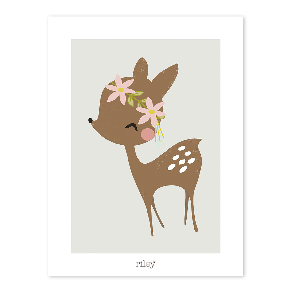 Fawn Lilipinso poster 30 x 40 cm