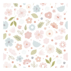 Flowers Bloom Lilipinso kinderbehang 50 cm x 10 m