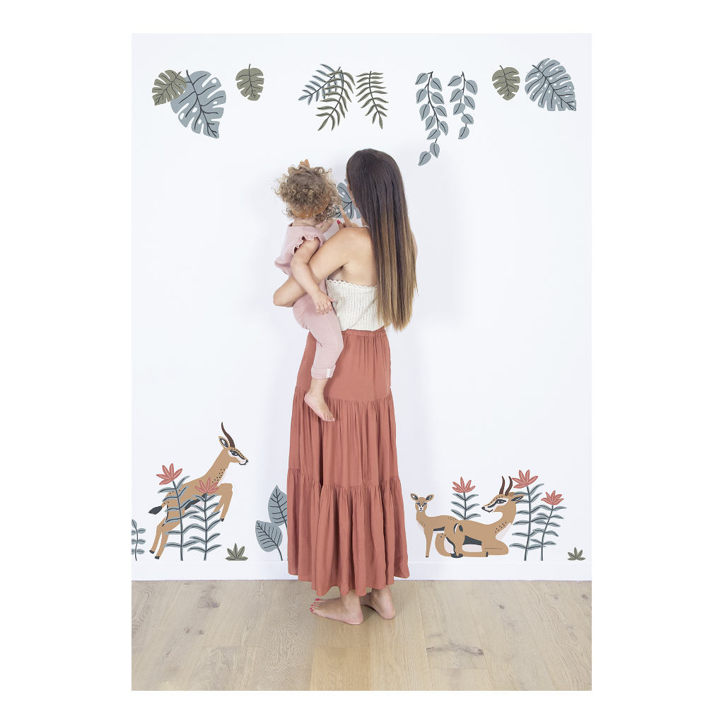 Gazelles Lilipinso muursticker decoratie l