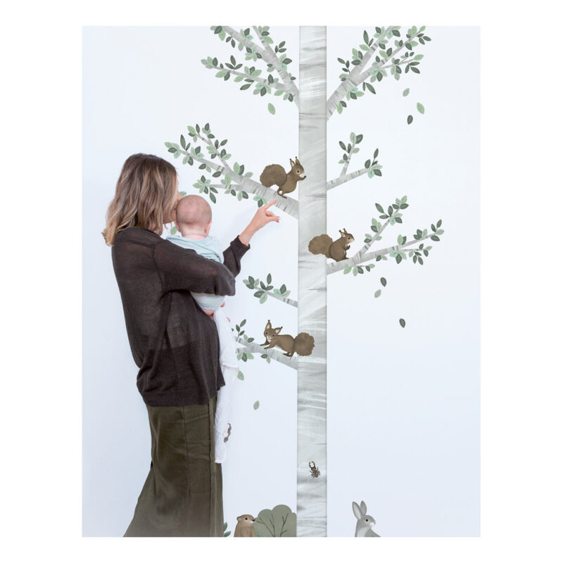  Big Birch Tree Lilipinso muursticker decoratie xl