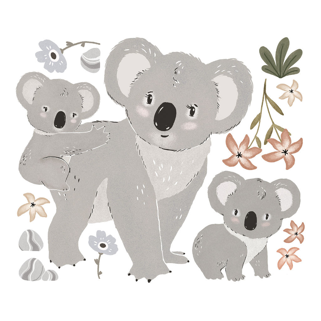 Koalas Family Lilipinso muursticker