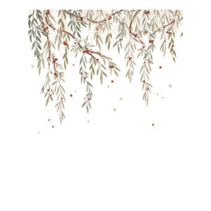 Eucalyptus Blooming Lilipinso kinderbehang muurschildering 200 x 248 cm