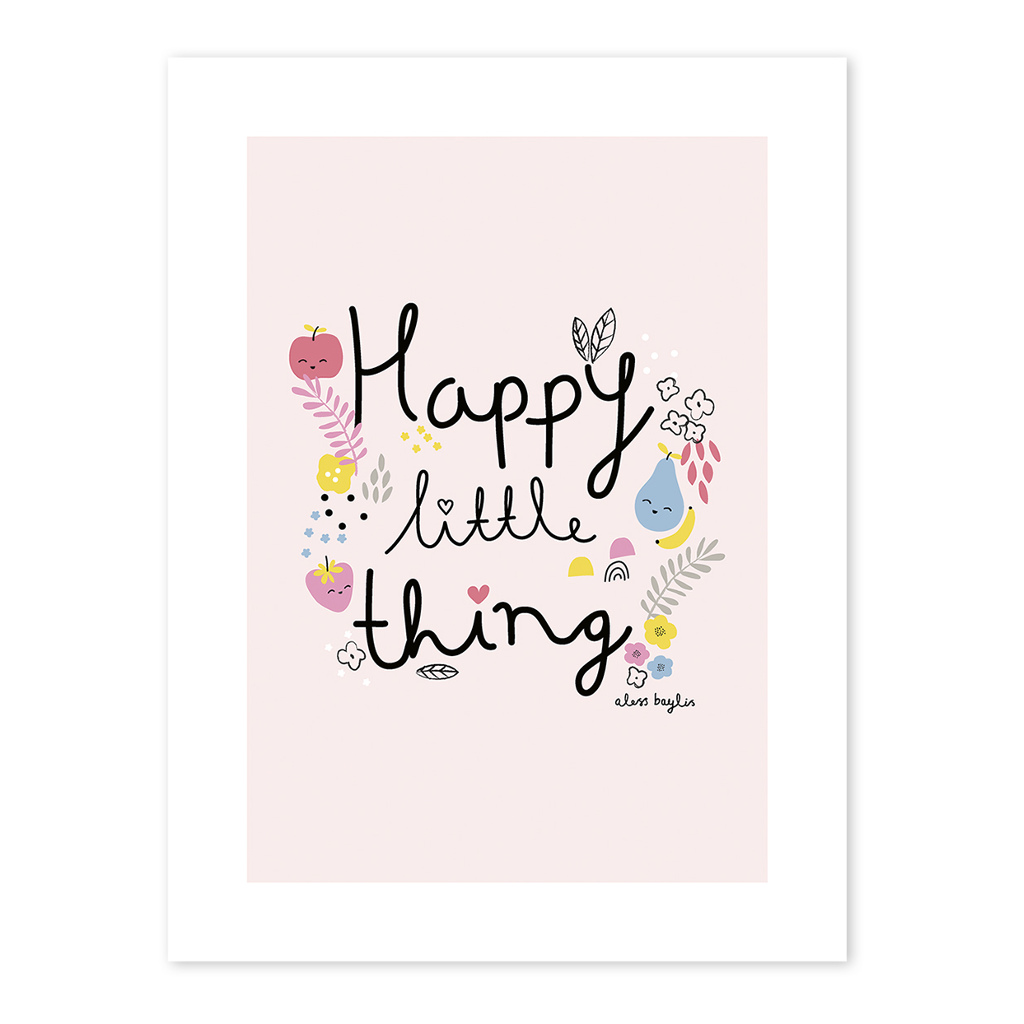 Tutti Frutti Happy Little Things Lilipinso poster 30 x 40 cm