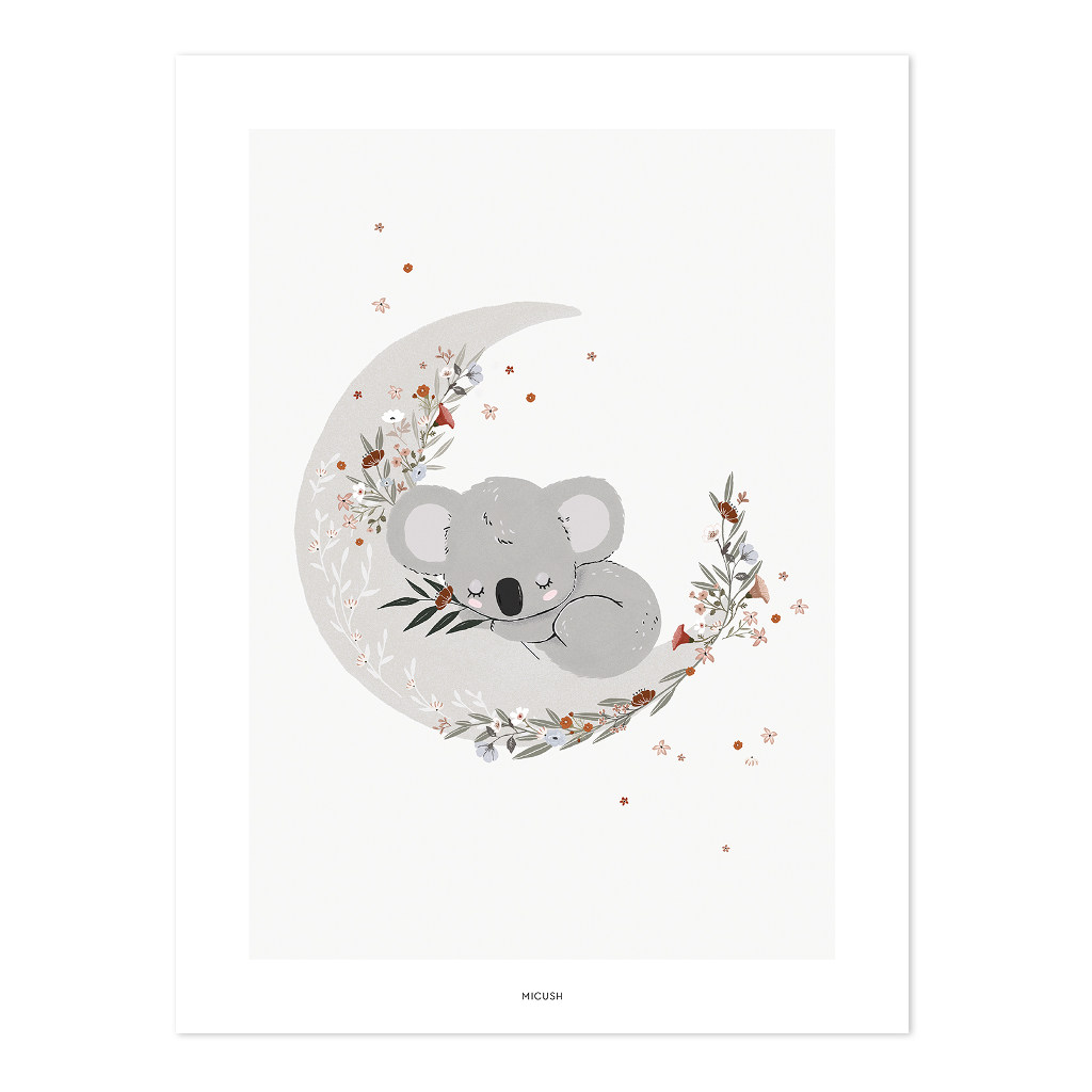 Cute Koala Lilipinso poster 30 x 40 cm