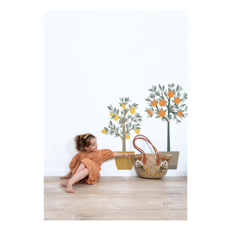 Orange & Lemon Trees Lilipinso muursticker