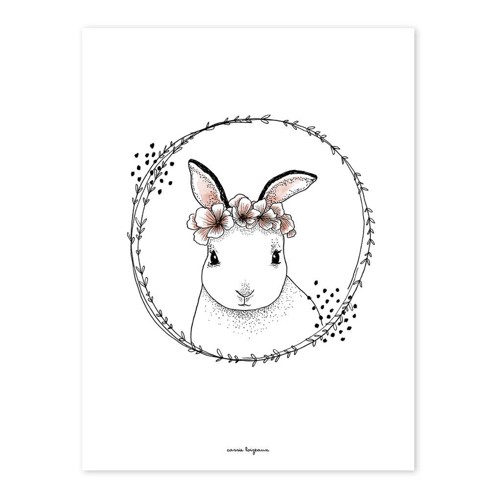 Rabbit Lilipinso poster 30 x 40 cm