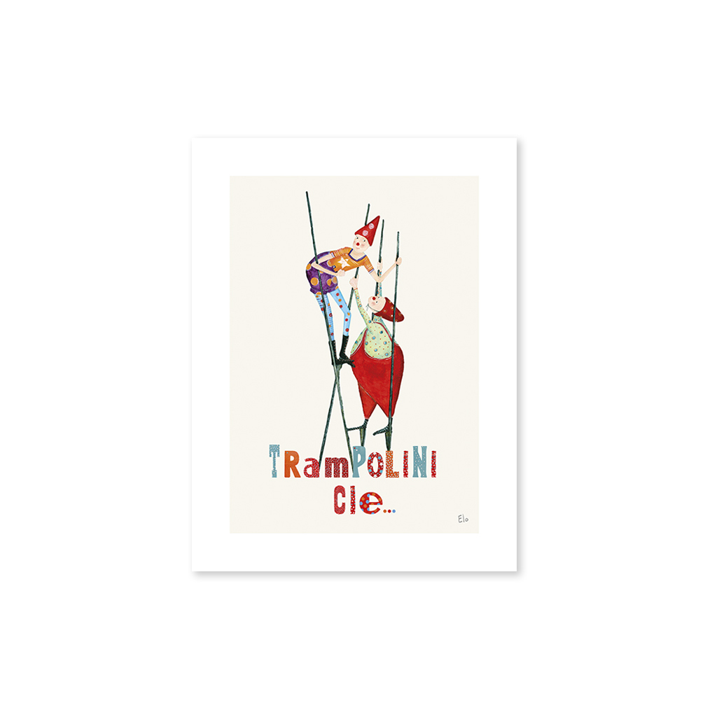 Clowns Lilipinso poster 30 x 40 cm