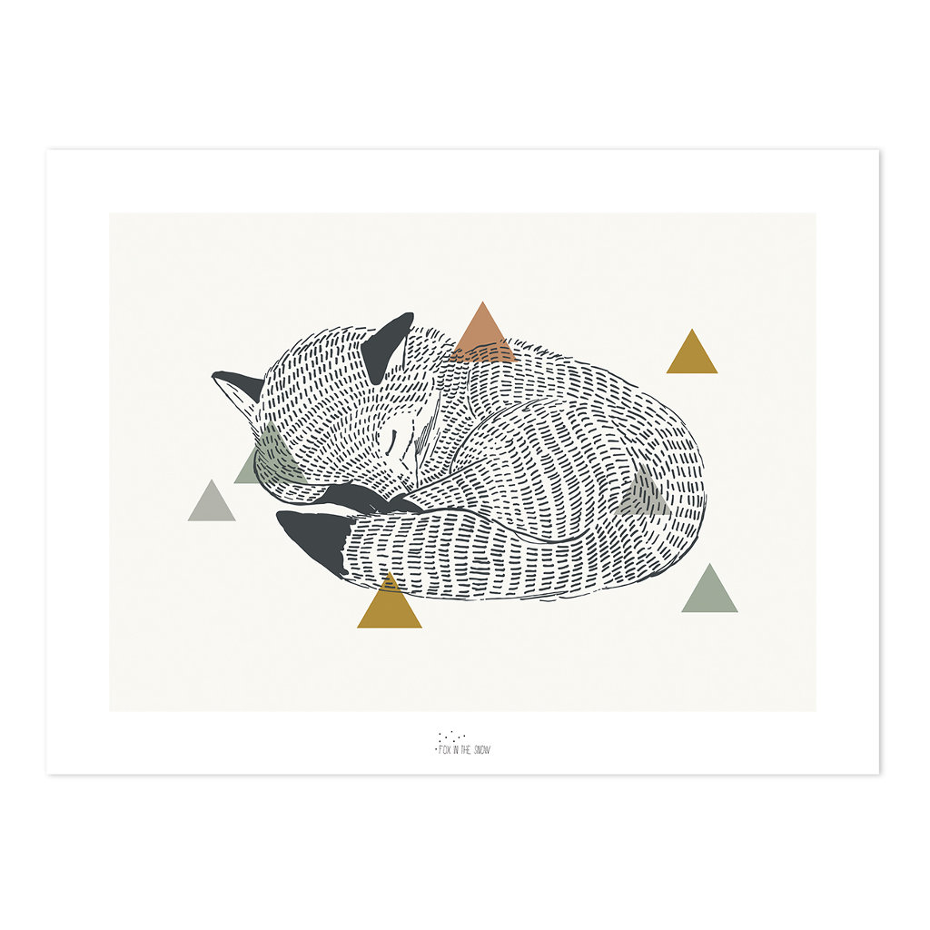 Enchanted Fox Lilipinso poster 30 x 40 cm