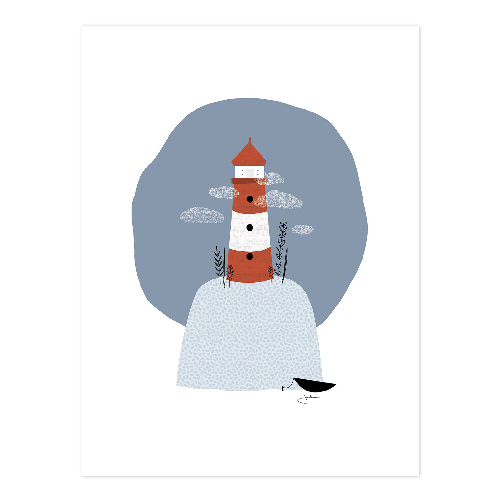 The Lighthouse Lilipinso poster 30 x 40 cm