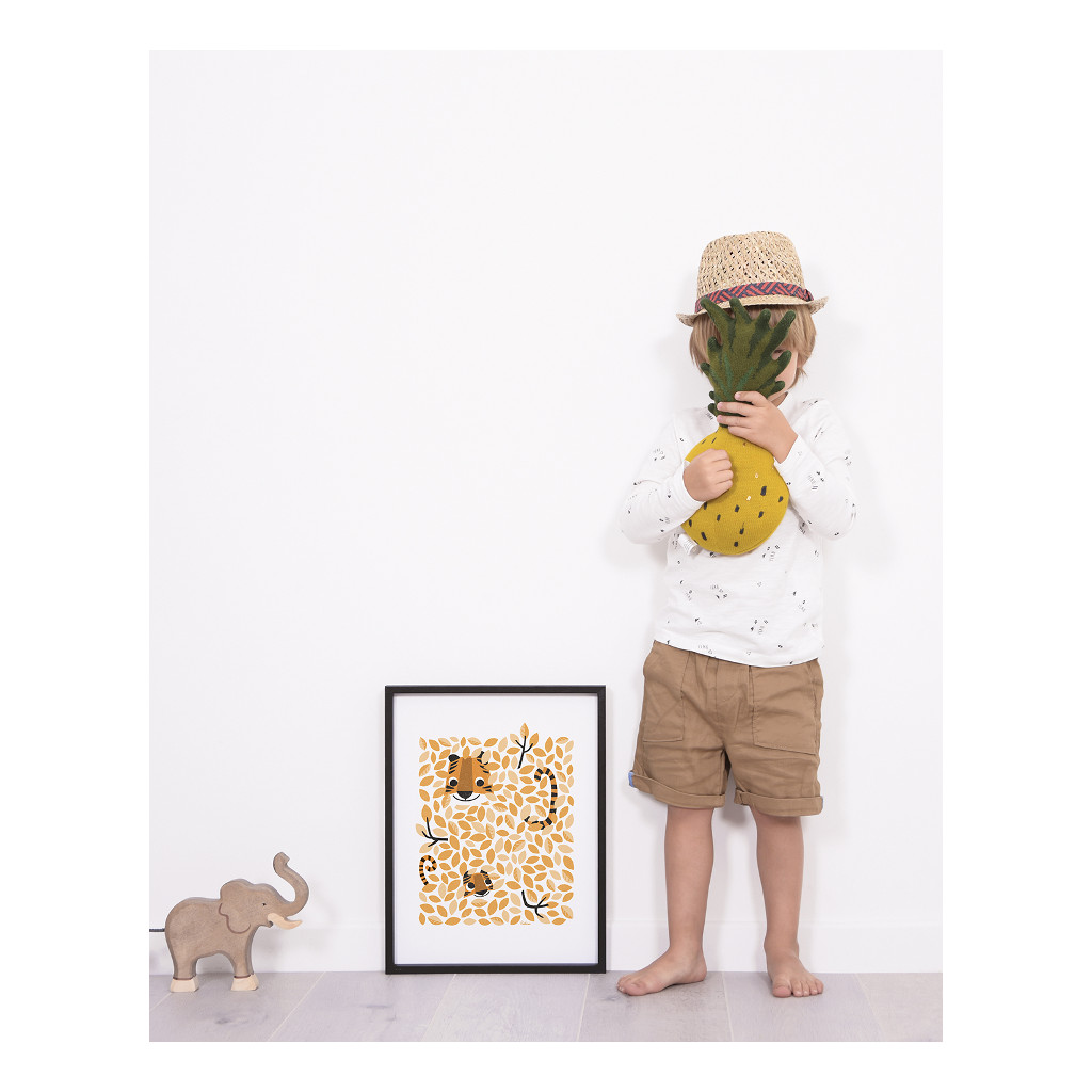 Hide & Seek In The Canopy Tigers Lilipinso poster 30 x 40 cm