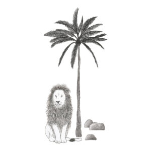 Tree + Lion Lilipinso muursticker