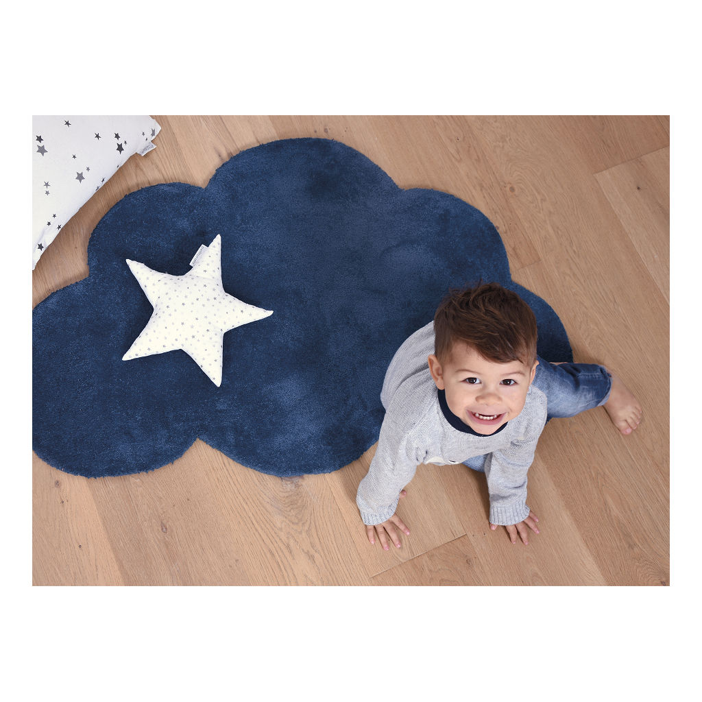 Cloud Shape True Navy Lilipinso vloerkleed 67 x 100 cm