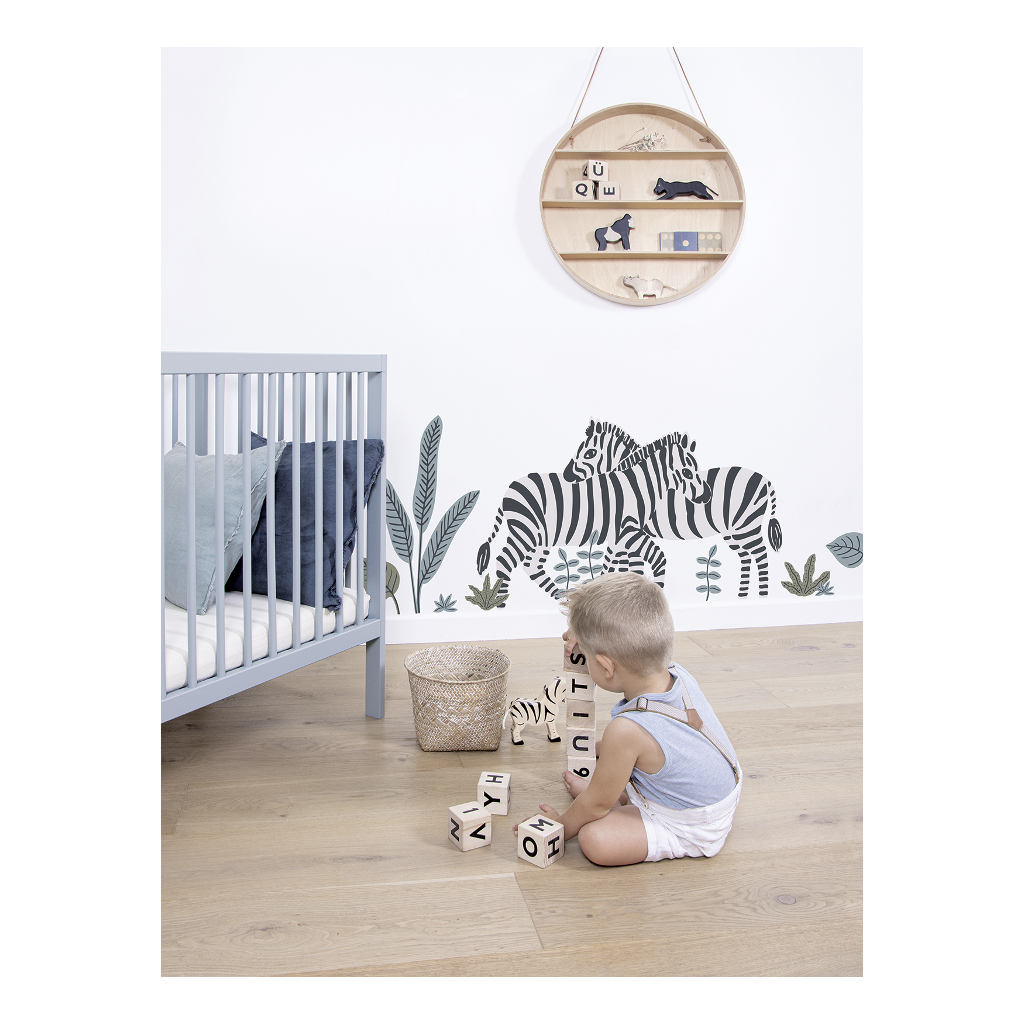 Zebras Lilipinso muursticker decoratie l